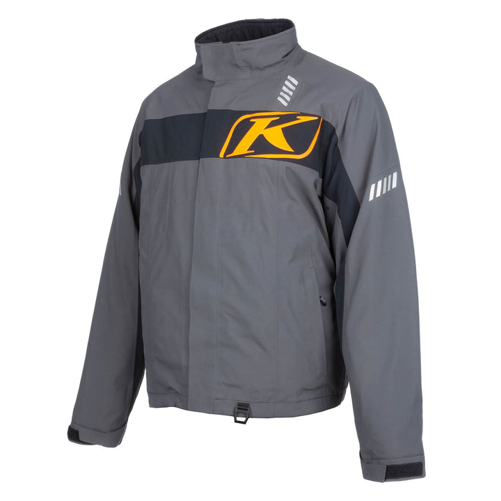 Keweenaw Jacket - Asphalt - Strike Orange