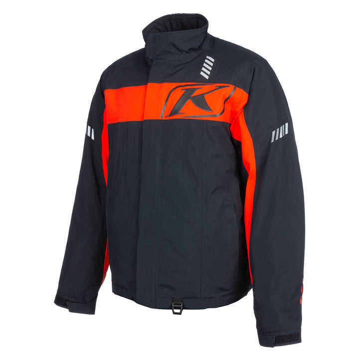 Keweenaw Jacket - Black - Fiery Red