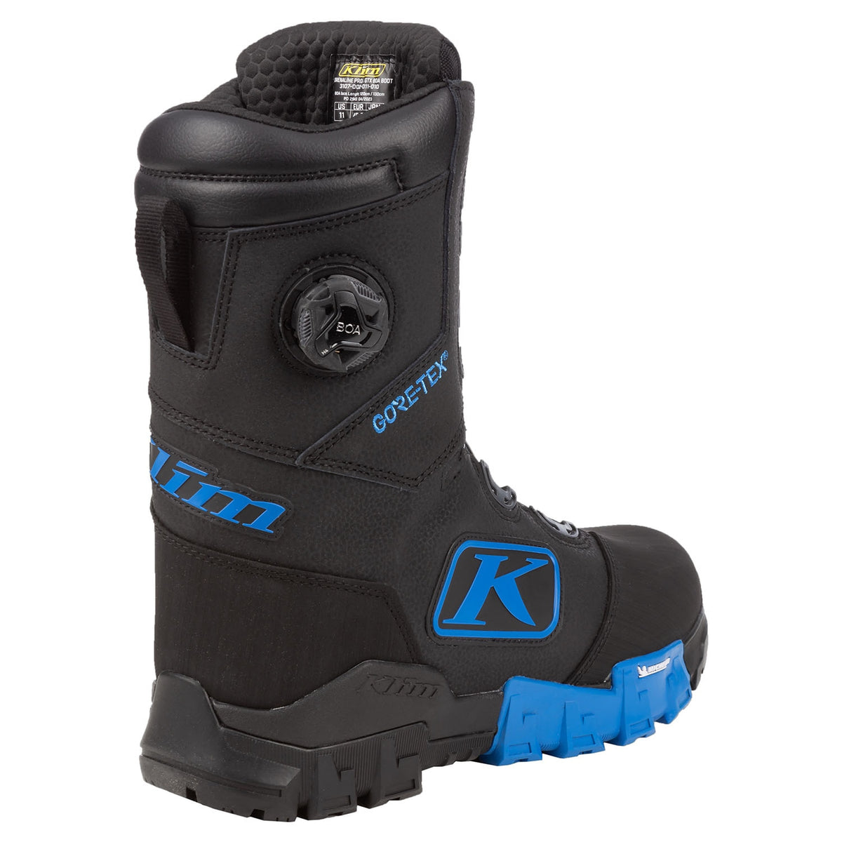 Adrenaline Pro S GTX BOA Boot - Black - Electric Blue Lemonade