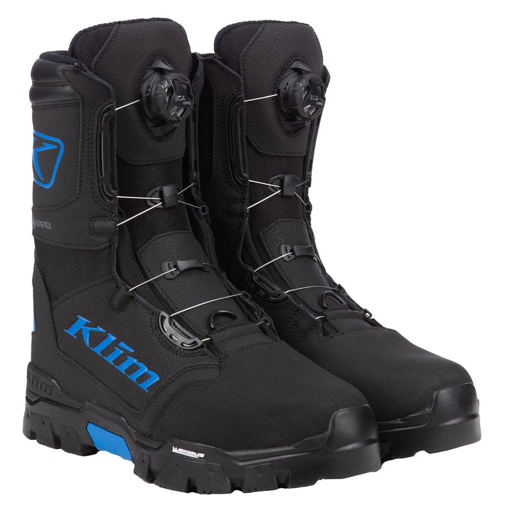Klutch GTX BOA Boot - Black - Electric Blue Lemonade