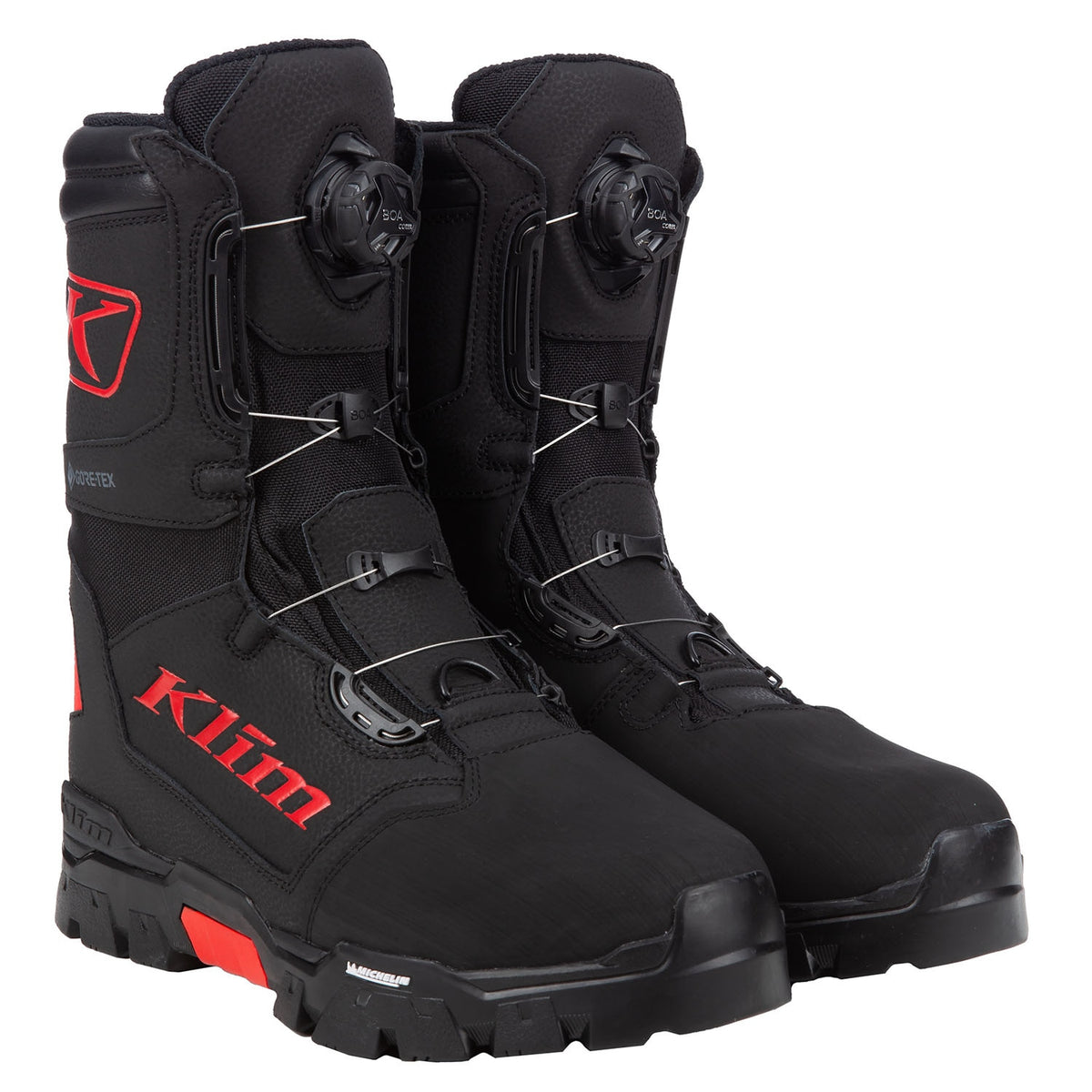 Klutch GTX BOA Boot - Black - Fiery Red