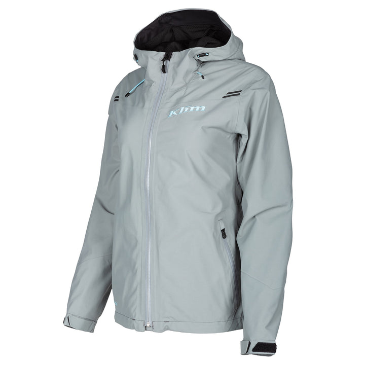 Klim Women's Eclipse Jacket - Monument Gray - Crystal Blue