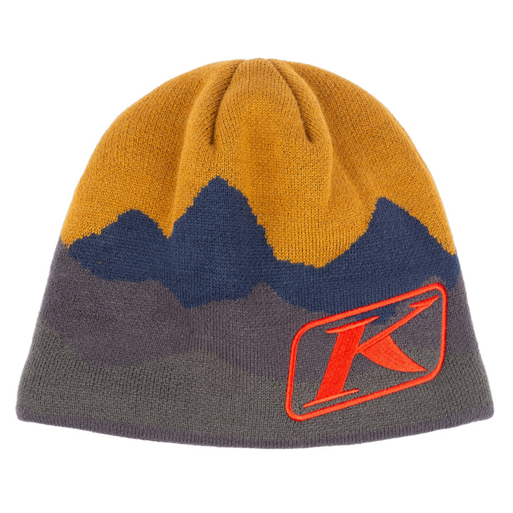 KLIM Beanie - Golden Brown - Fiery Red