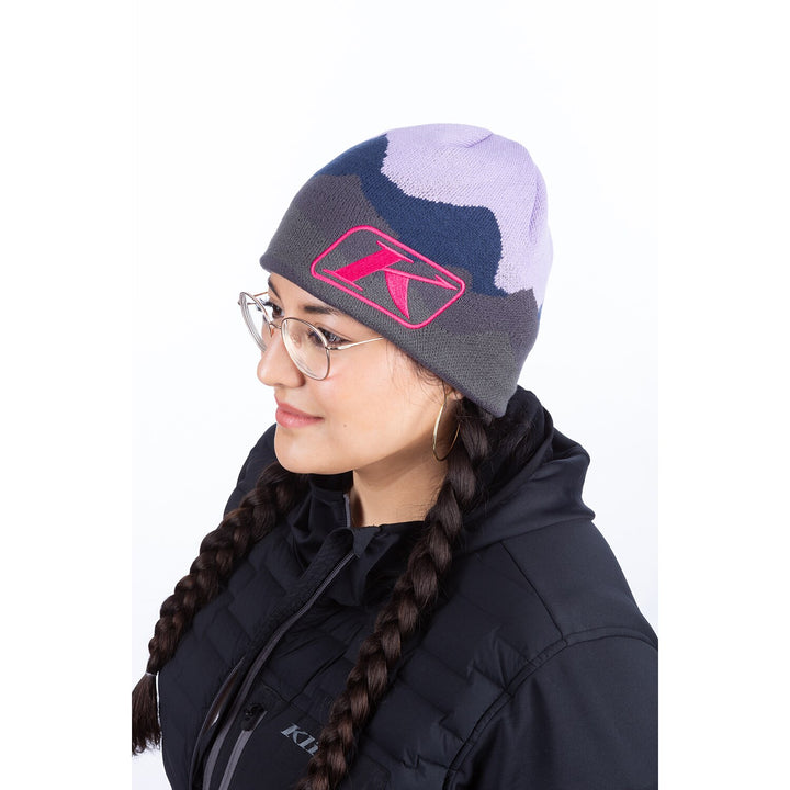 KLIM Beanie - Lavender Heist - Punch Pink