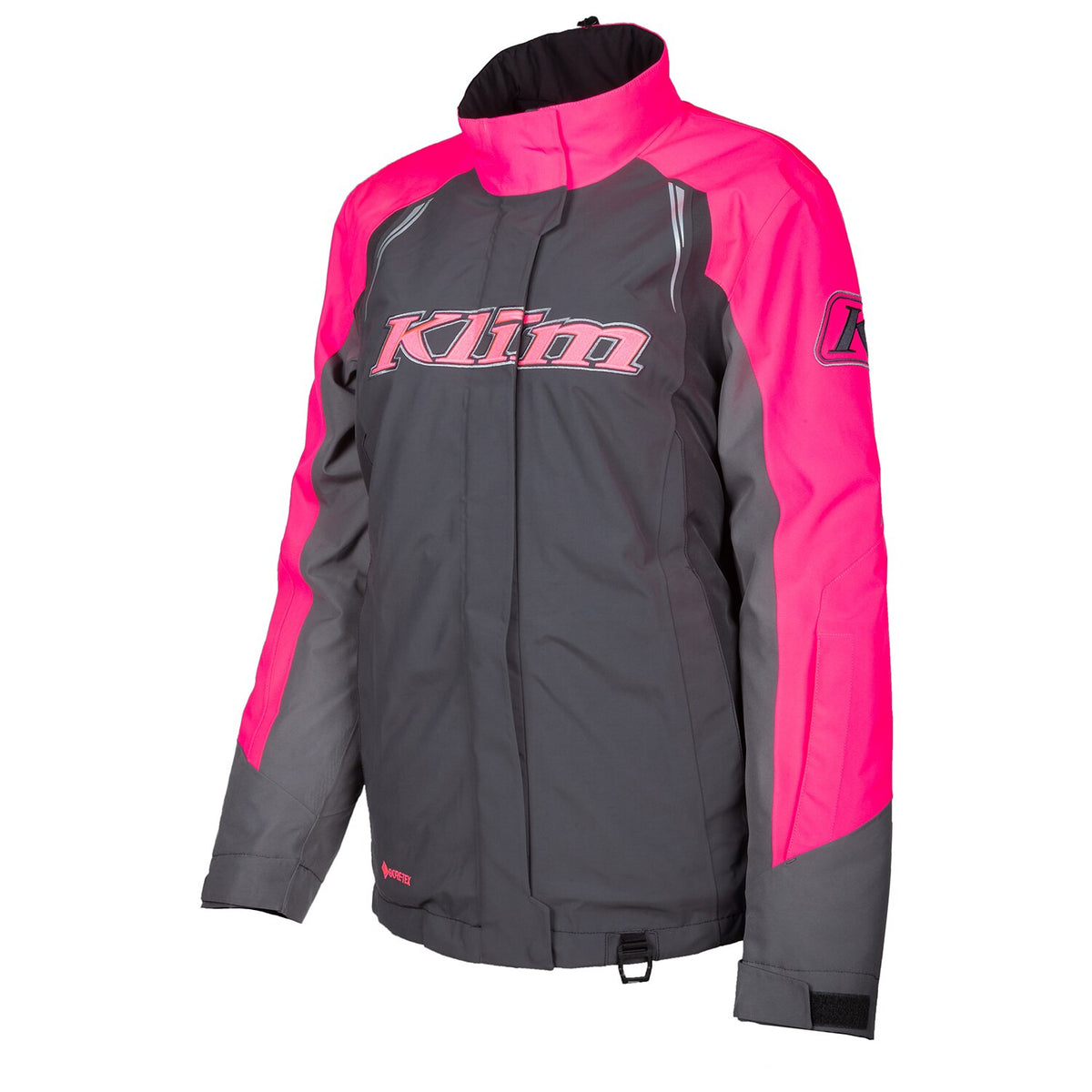Strata Jacket - Asphalt - Knockout Pink