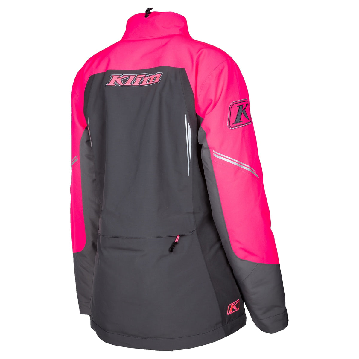 Strata Jacket - Asphalt - Knockout Pink