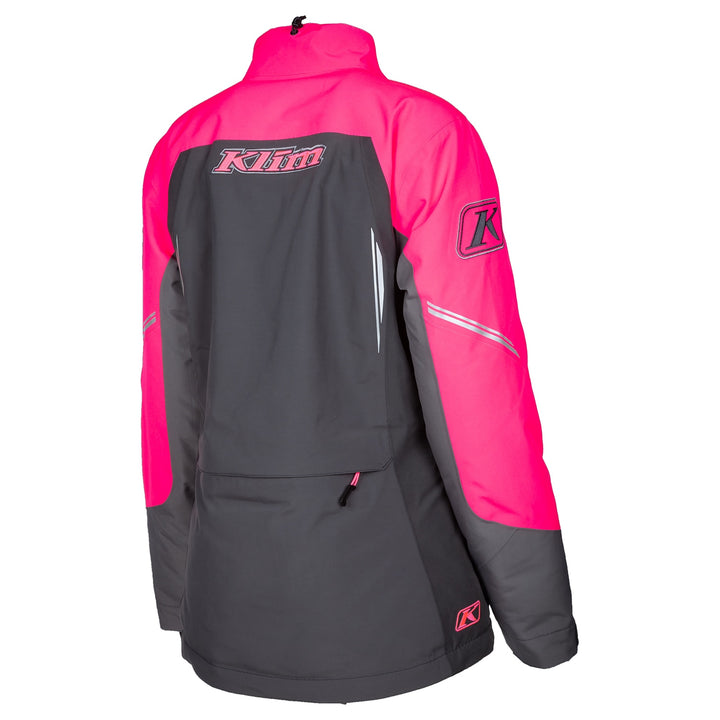 Strata Jacket - Asphalt - Knockout Pink