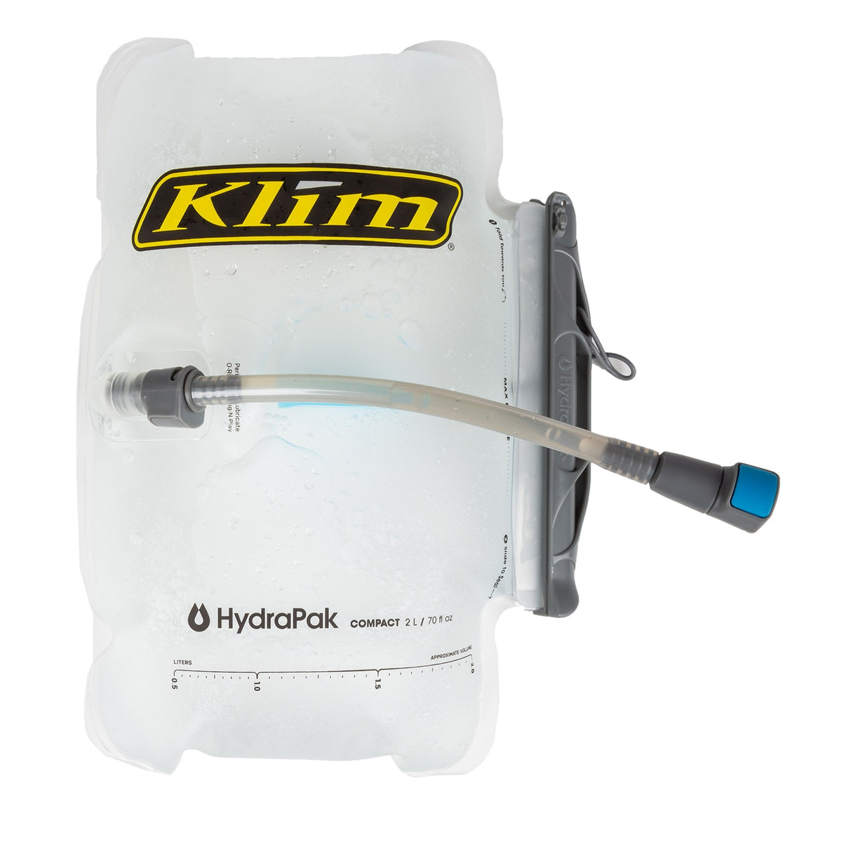 Klim Hydrapak 2.0L Compact Shape-Loc Reservoir 48" - Clear
