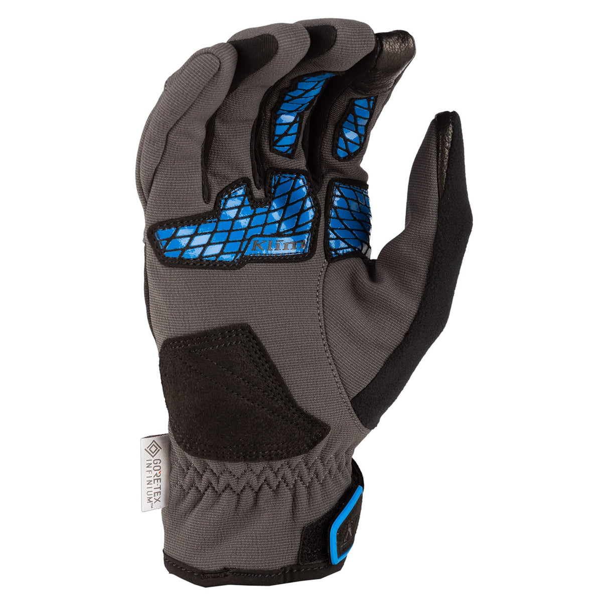 Inversion Glove - Asphalt - Electric Blue Lemonade