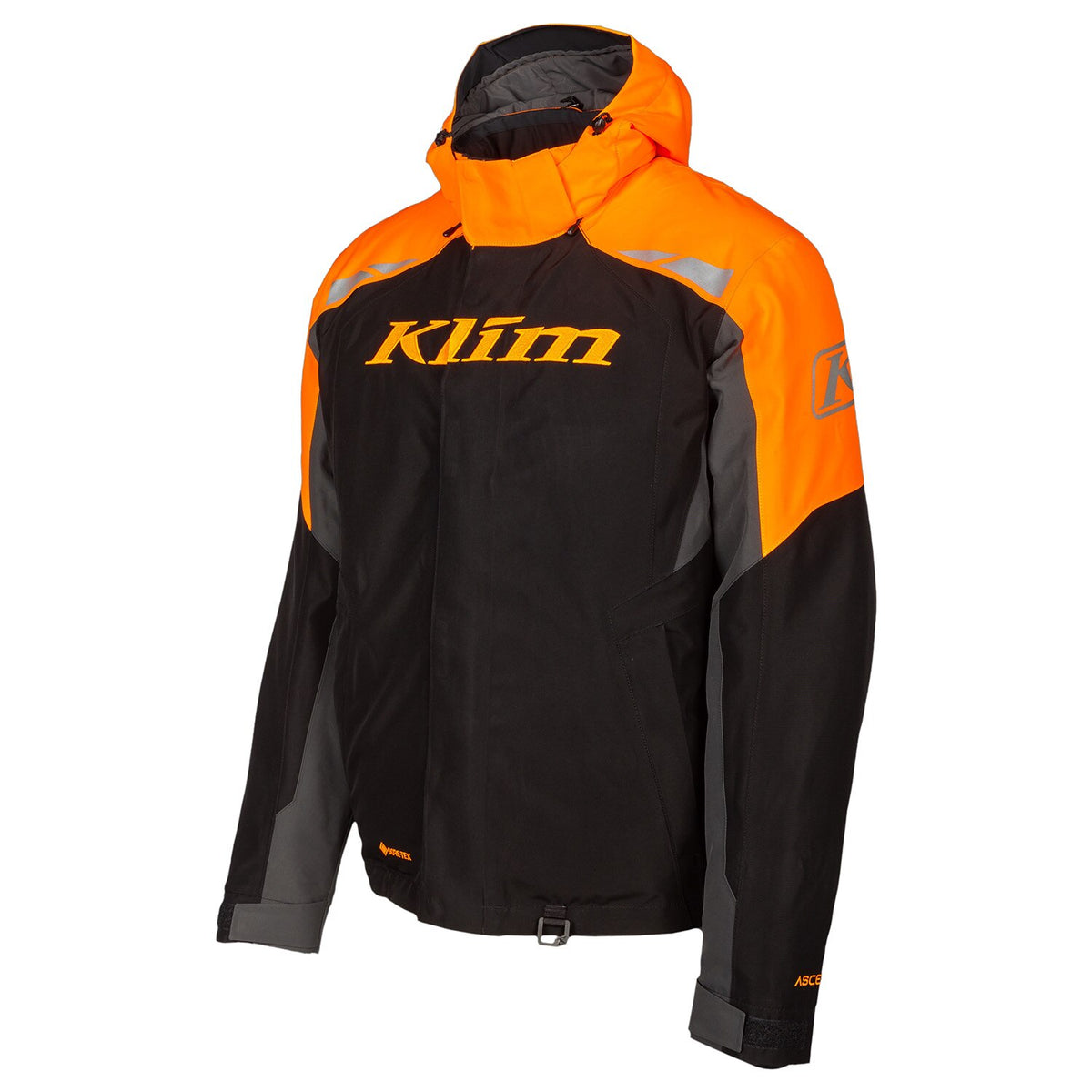 Klim Rift Jacket - Black - Strike Orange