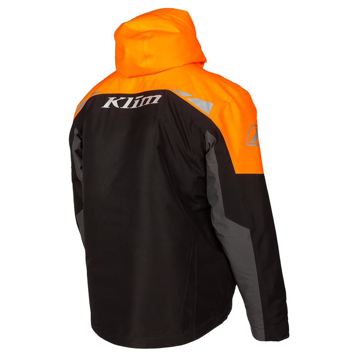 Klim Rift Jacket - Black - Strike Orange