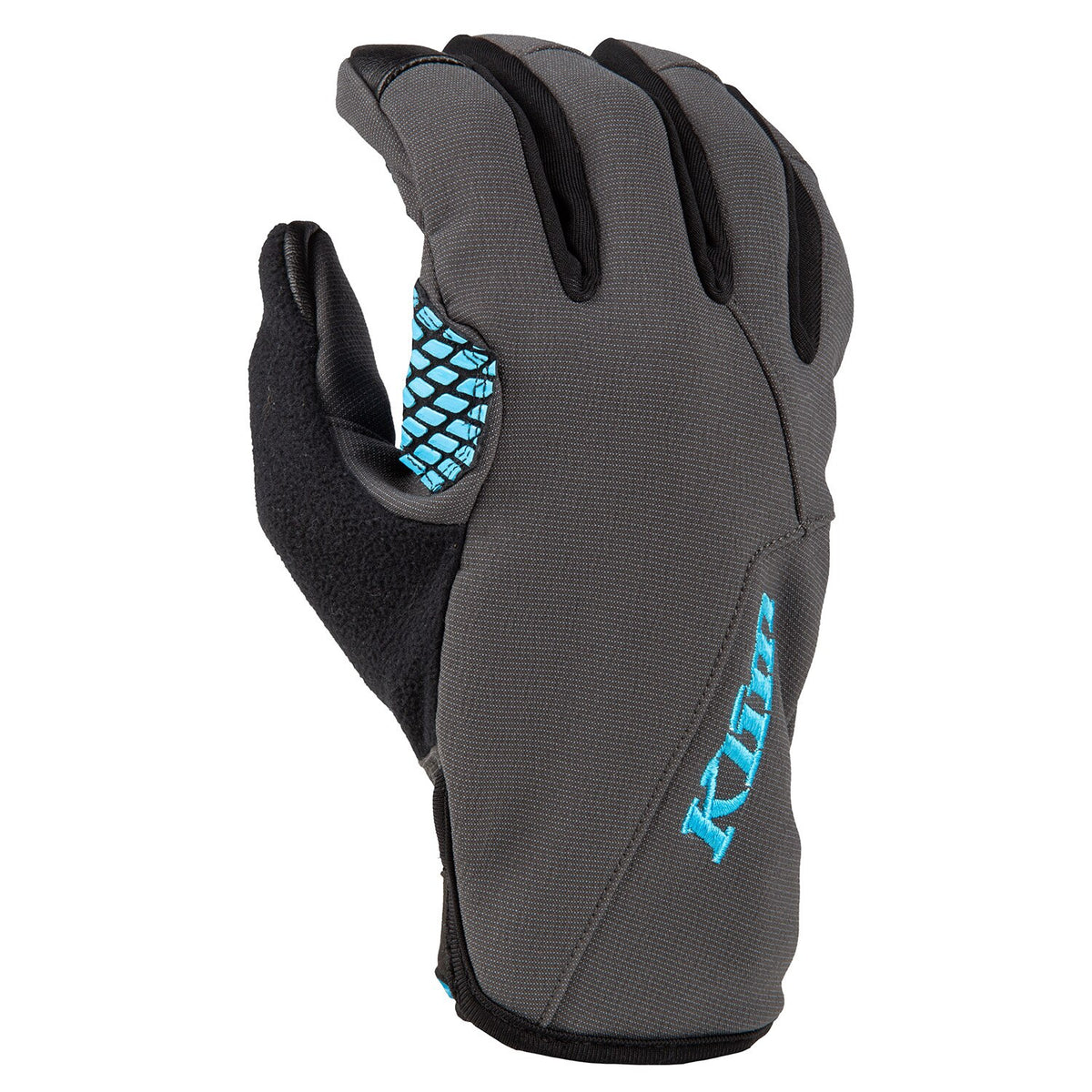 Versa Glove - Asphalt - Crystal Blue