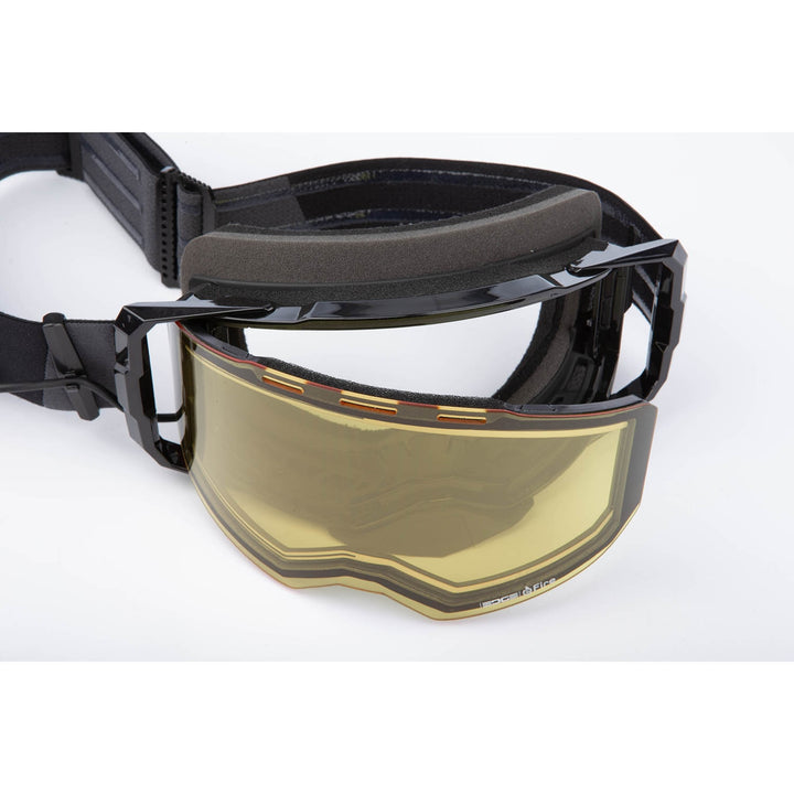 Edge eFire Goggle - Slope Black Light Yellow Tint
