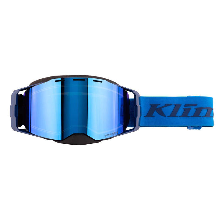 Edge eFire Goggle - Slope Electric Blue Lemonade Dark Smoke Blue Mirror