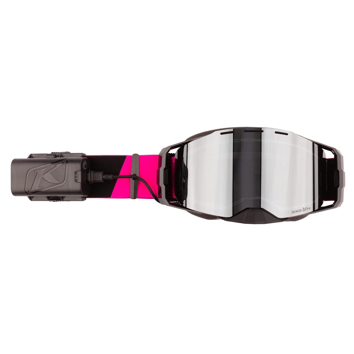 Edge eFire Goggle - Slope Pink Glo Dark Smoke Silver Mirror