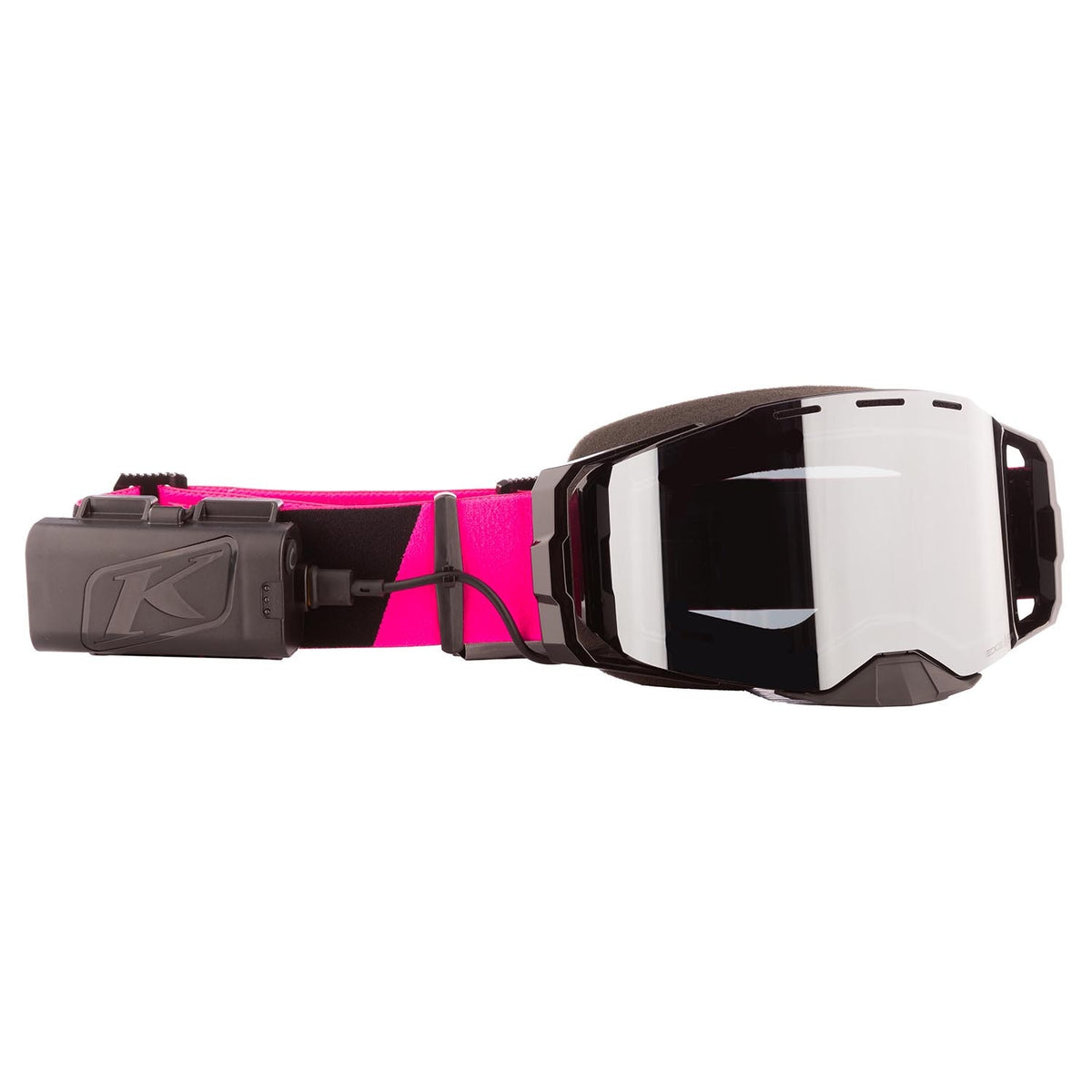 Edge eFire Goggle - Slope Pink Glo Dark Smoke Silver Mirror