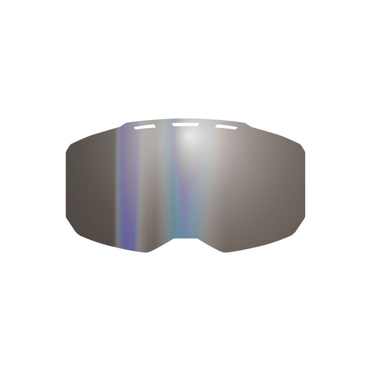 Edge Lens - Dark Smoke Silver Mirror