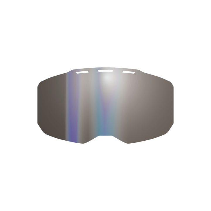 Edge Lens - Dark Smoke Silver Mirror