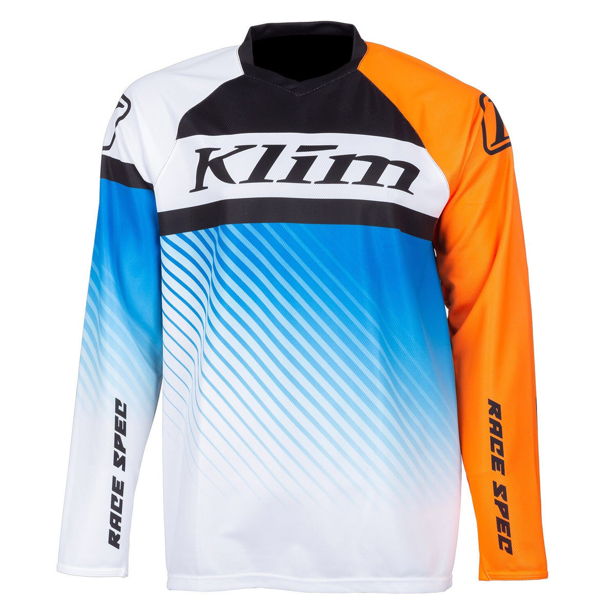 Klim Revolt Jersey - Electric Blue Lemonade - White
