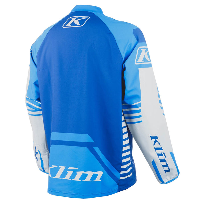 Revolt 1/4 Zip Pullover - Electric Blue Lemonade - Nightfall Blue