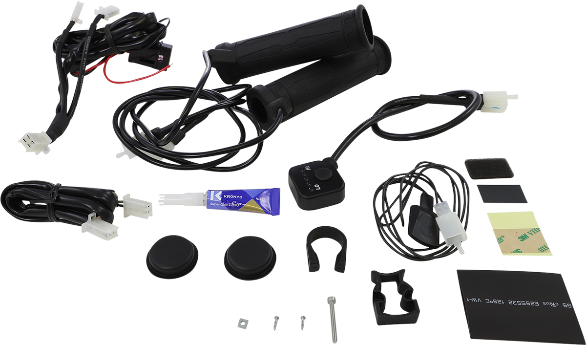 Koso North America 5 Level Thumb Throttle Heated Grips
