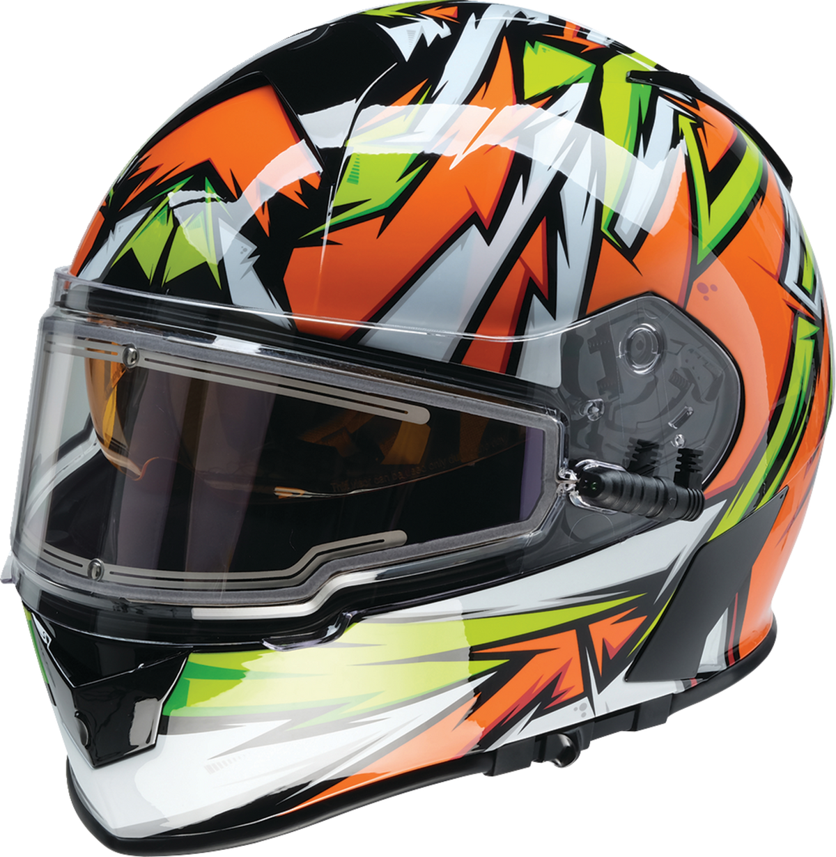 Z1R Warrant Snow Helmet – Neuron – Orange/Green