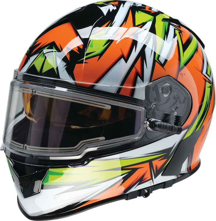 Z1R Warrant Snow Helmet – Neuron – Orange/Green