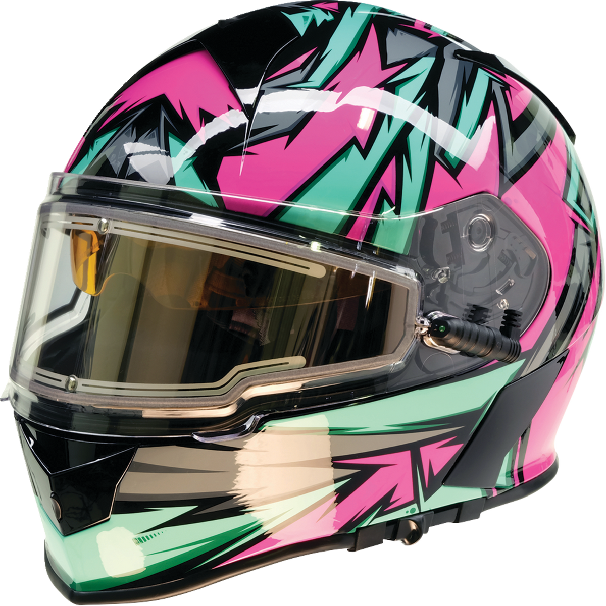 Z1R Warrant Snow Helmet – Neuron – Pink/Teal