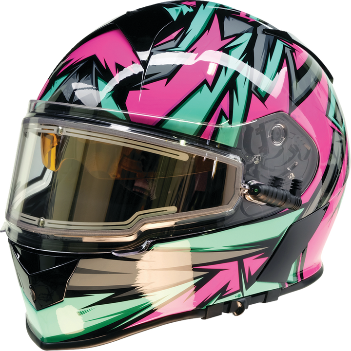 Z1R Warrant Snow Helmet – Neuron – Pink/Teal