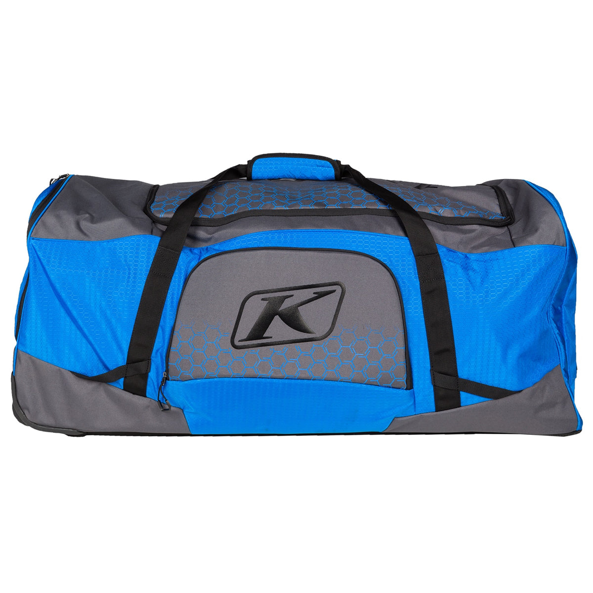 Team Gear Bag - Asphalt - Electric Blue Lemonade