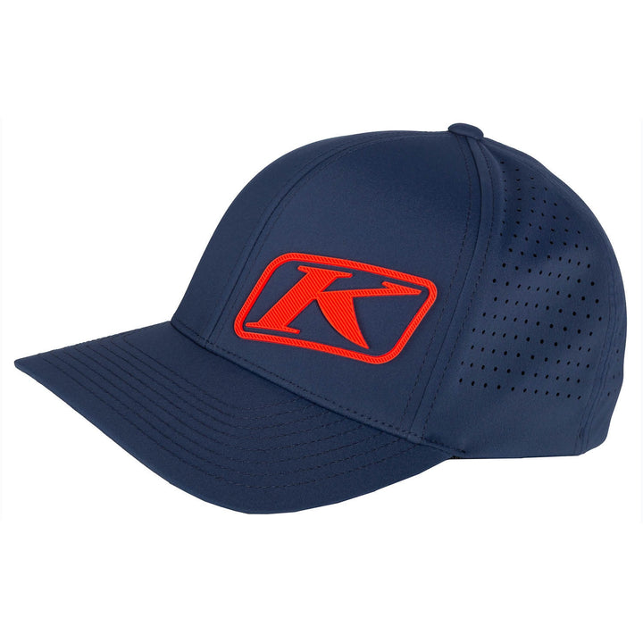 Klim K Corp Hat - Dress Blues - Fiery Red