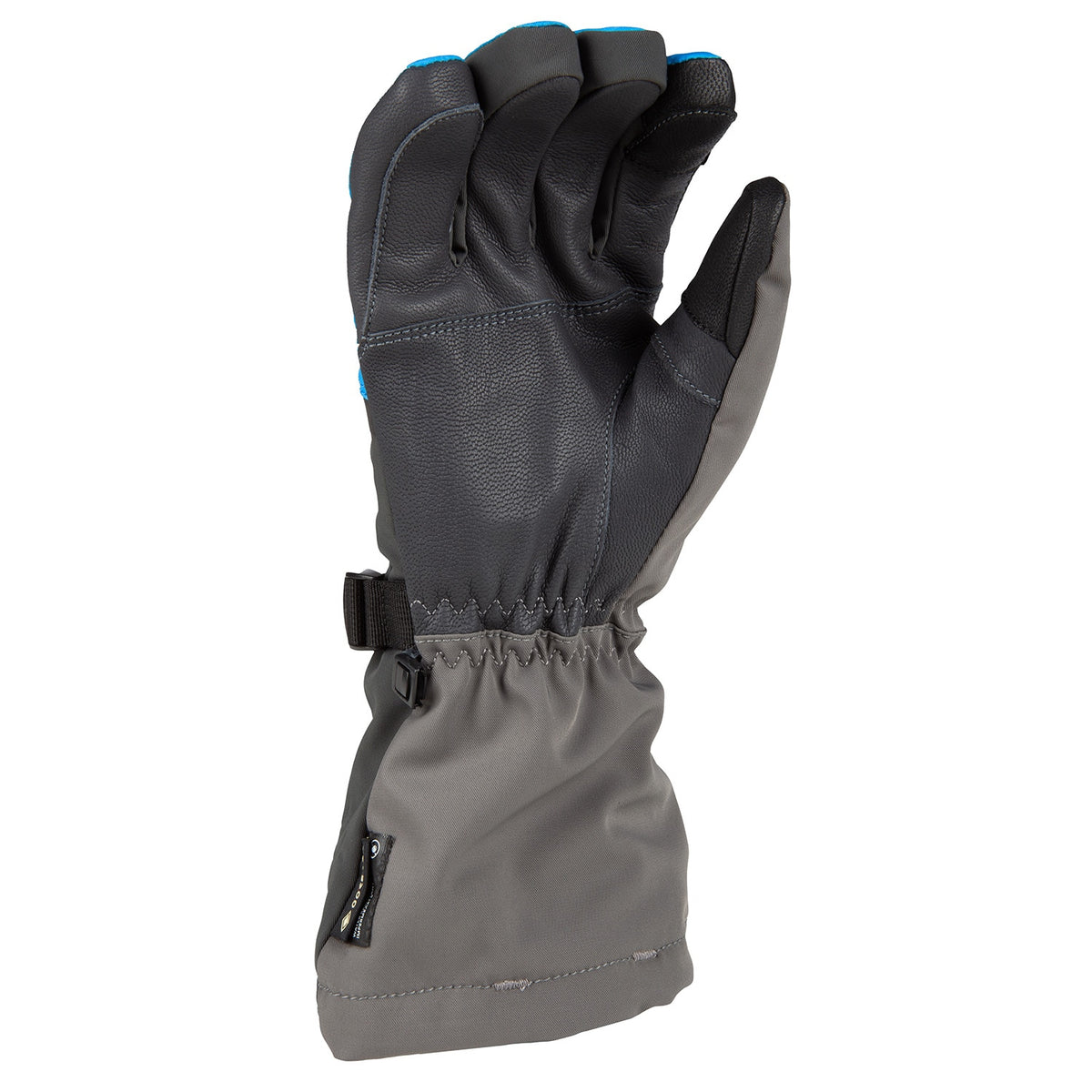 Powerxross Gauntlet Glove - Asphalt - Electric Blue Lemonade