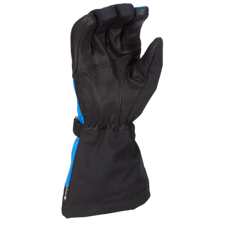 Togwotee Gauntlet Glove - Black - Electric Blue Lemonade