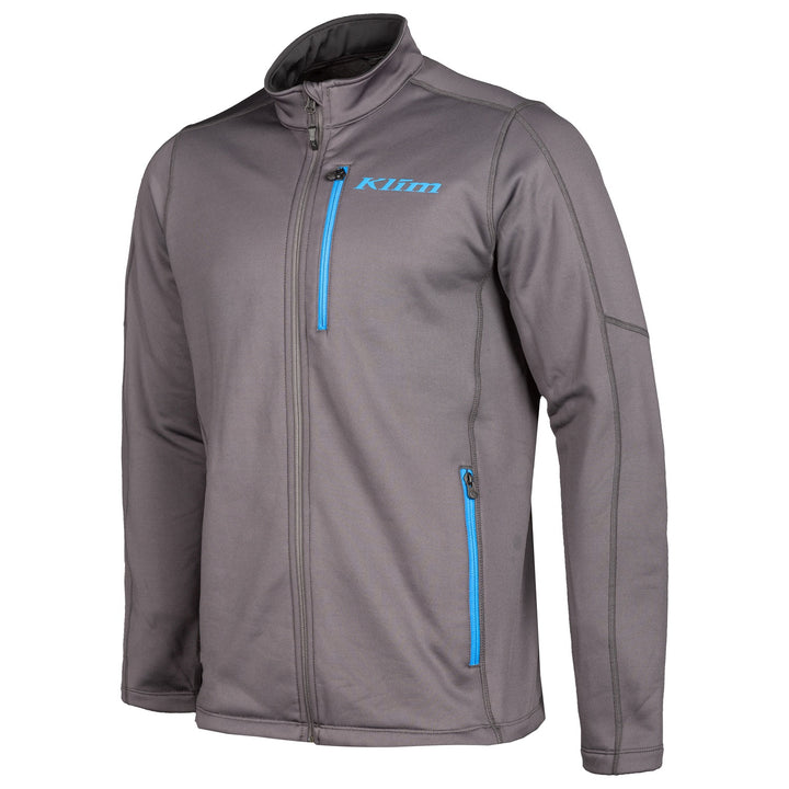 Inferno Jacket Youth - Asphalt - Electric Blue Lemonade