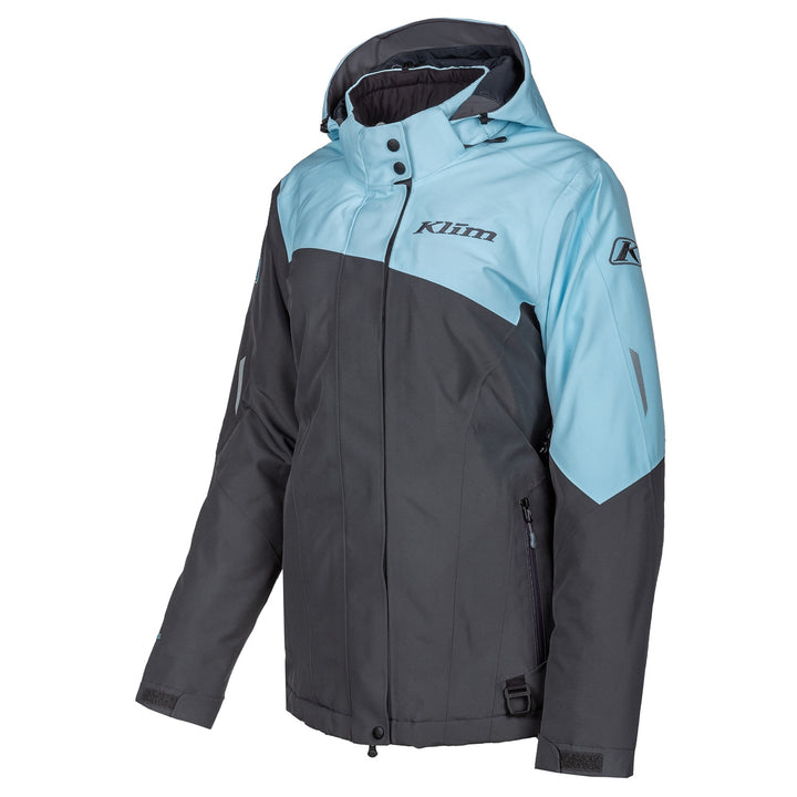 Klim Women's Allure Jacket - Asphalt - Crystal Blue
