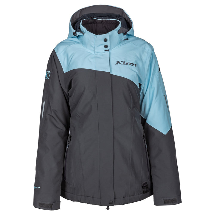 Klim Women's Allure Jacket - Asphalt - Crystal Blue