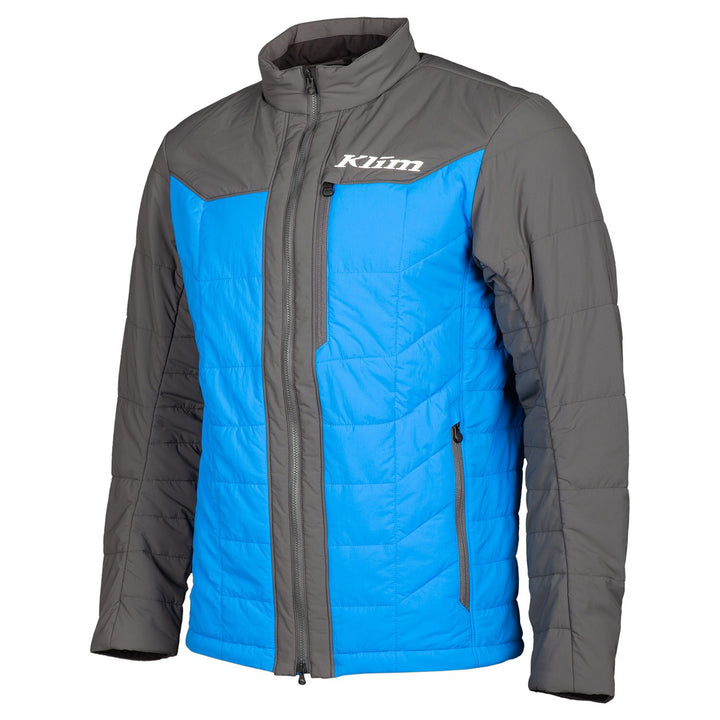 Override Jacket - Asphalt - Electric Blue Lemonade