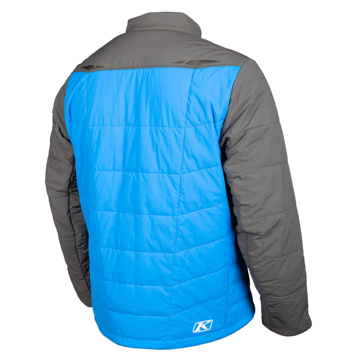 Override Jacket - Asphalt - Electric Blue Lemonade