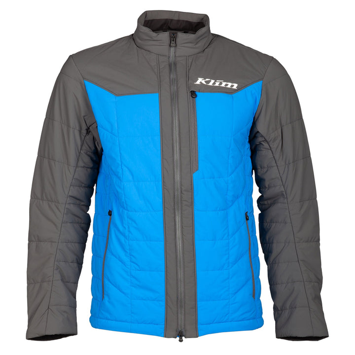 Override Jacket - Asphalt - Electric Blue Lemonade