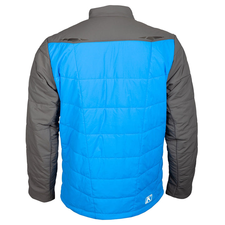 Override Jacket - Asphalt - Electric Blue Lemonade