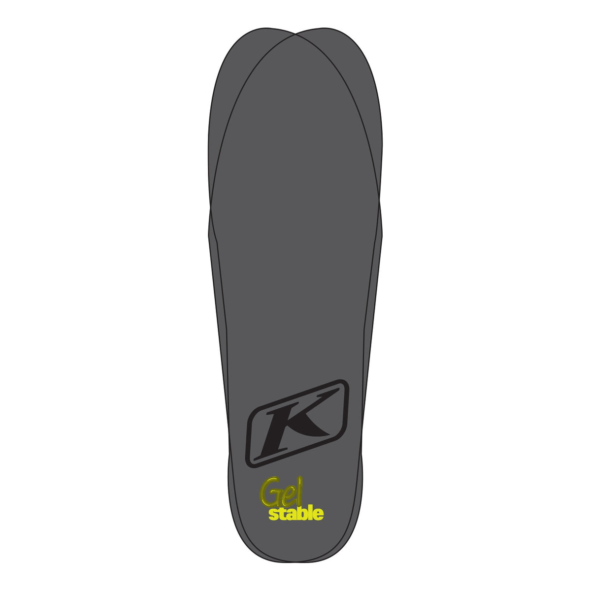 Gel-Stable Insole - Asphalt - Hi-Vis
