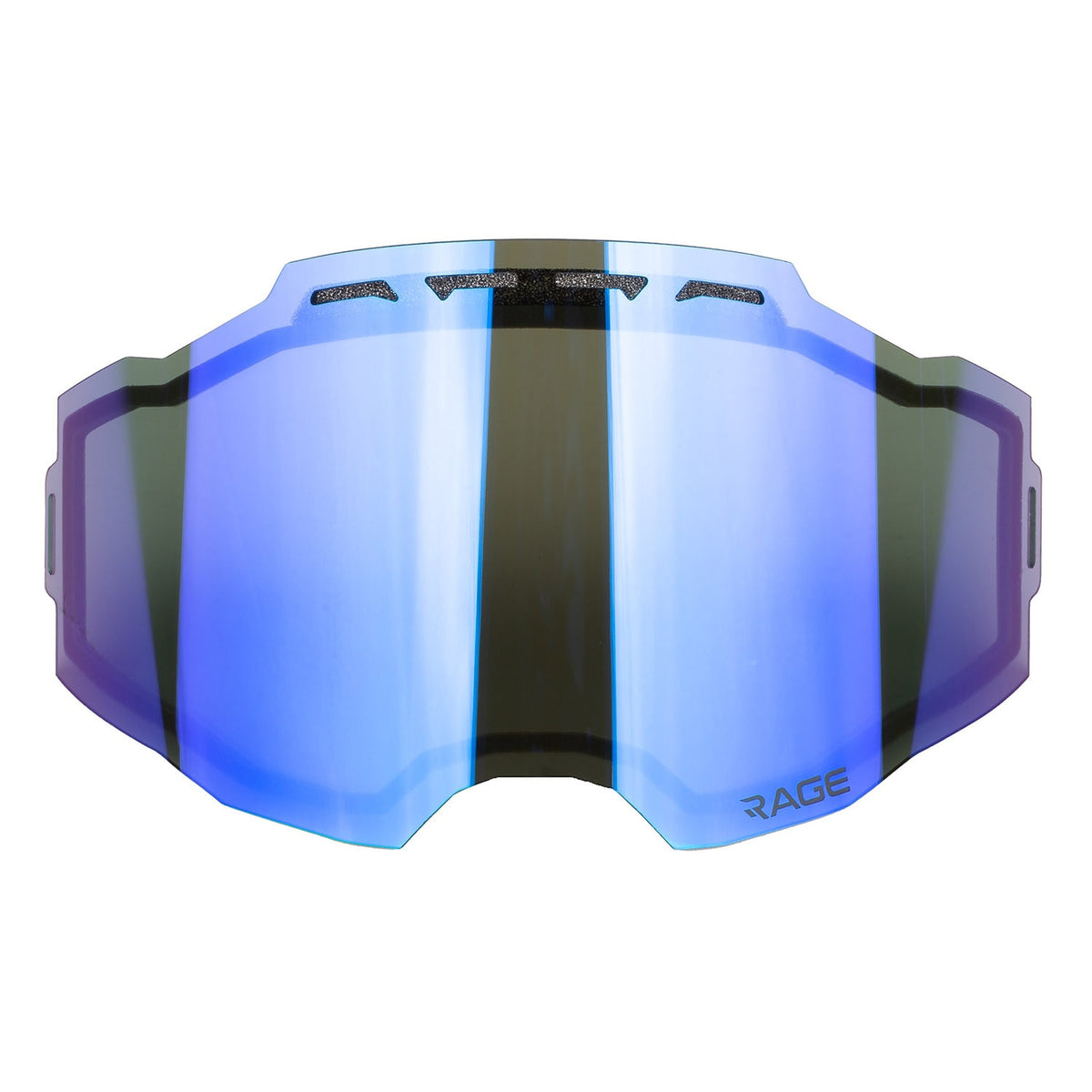 Rage Lens - Dark Smoke Blue Mirror