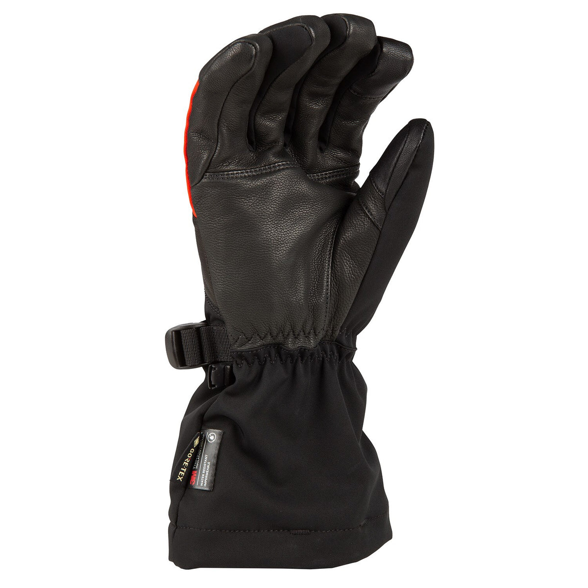 Blaze Gauntlet Glove - Black - Fiery Red