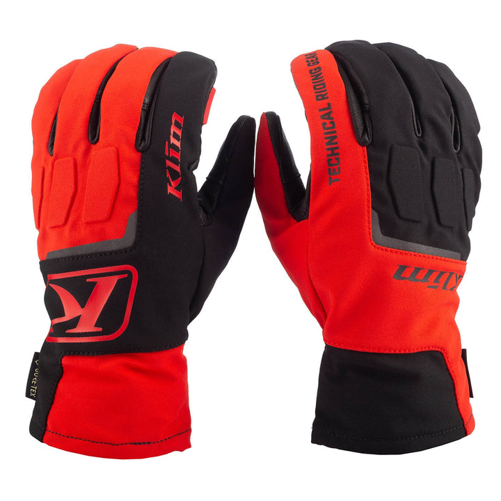 Spool Glove - Black - Fiery Red