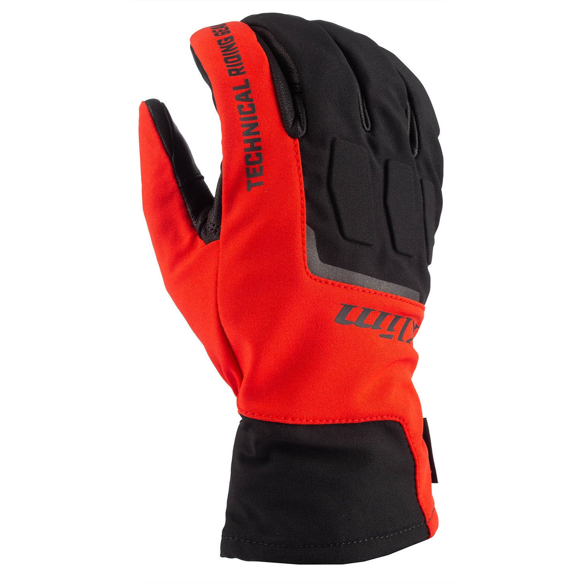 Spool Glove - Black - Fiery Red