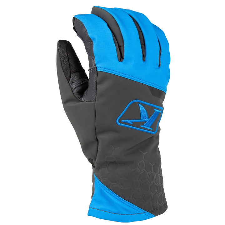 Powerxross Glove - Asphalt - Electric Blue Lemonade