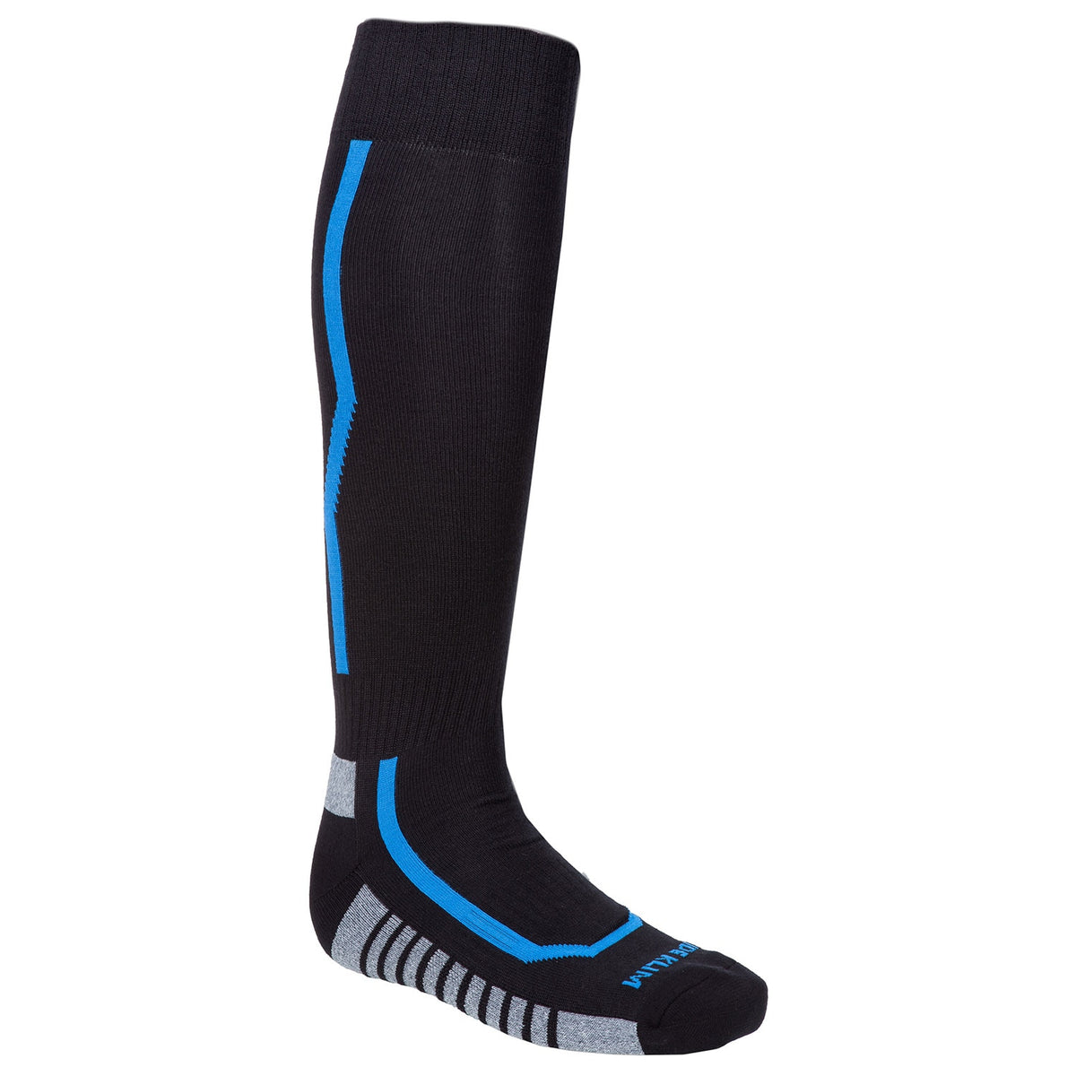 Aggressor Sock 1.0 - Black - Electric Blue Lemonade