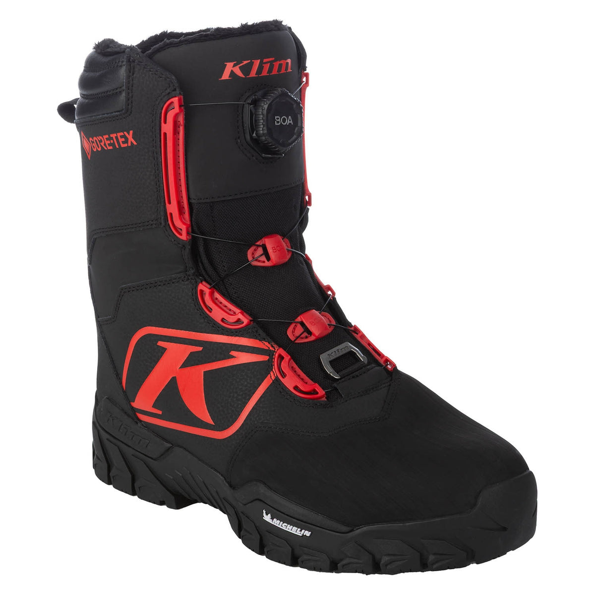 Force GTX BOA Boot - Black - Fiery Red