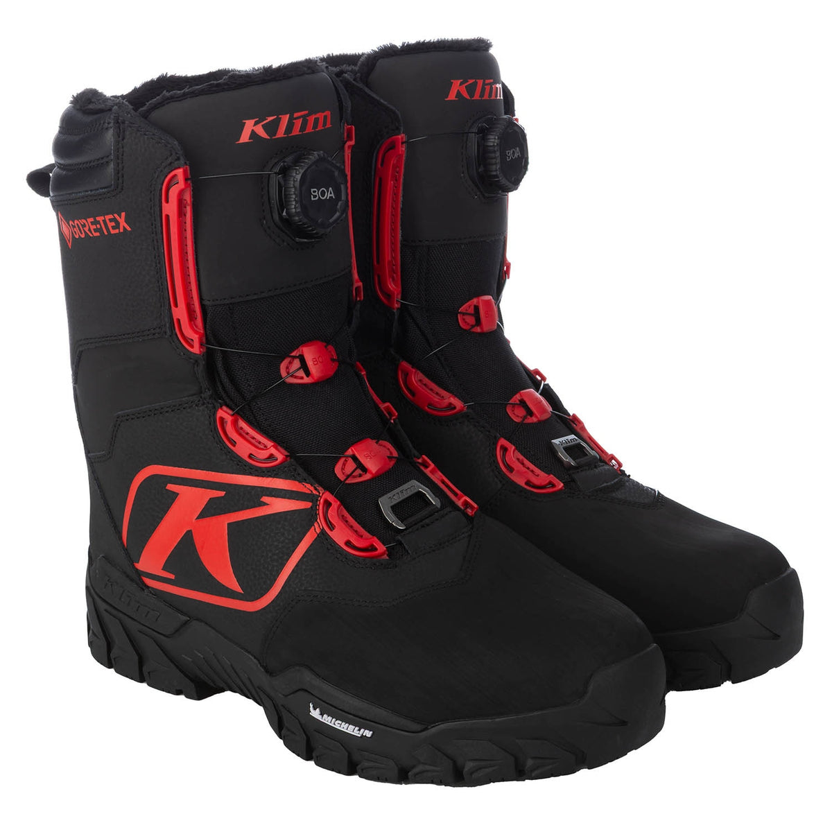 Force GTX BOA Boot - Black - Fiery Red