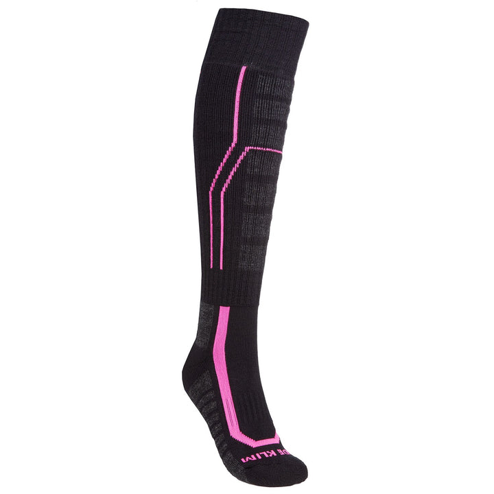 Solstice Sock 2.0 - Black - Knockout Pink